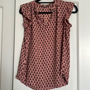 Loft pink floral top